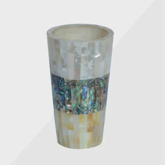 Marble Inlay Flower Vase