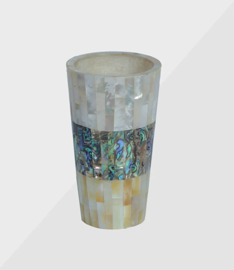 Marble Inlay Flower Vase