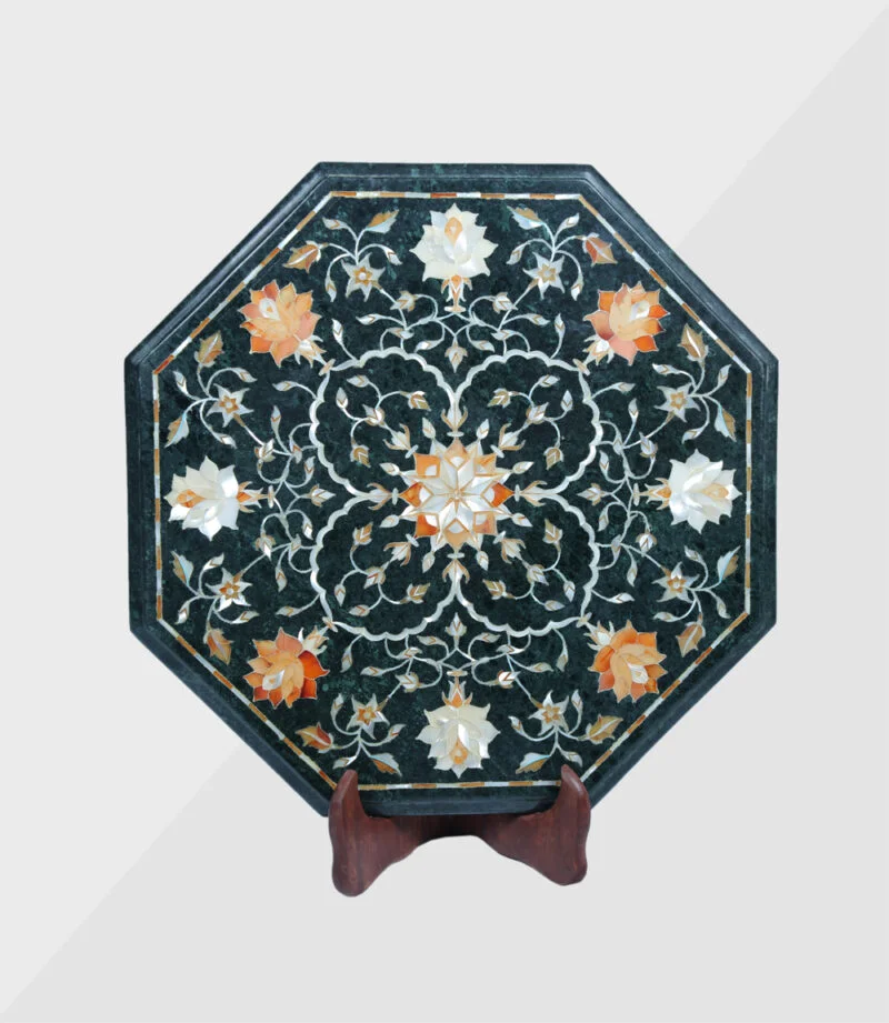 green-marble-center-table-top Green Marble Center Table Top