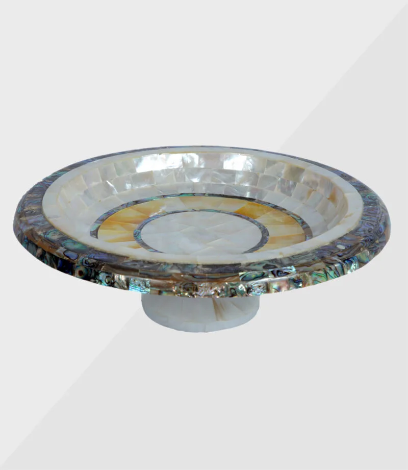 inaly-fruit-bowl Marble Inlay Fruit Bowl