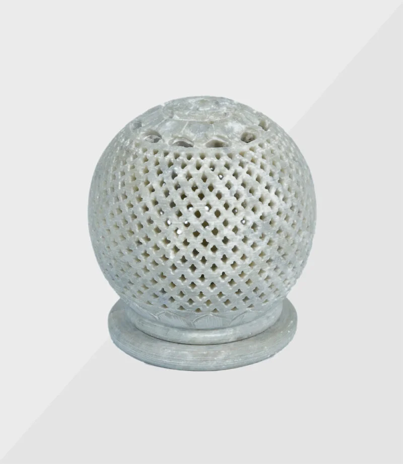 Marble Inlay Candle Votive