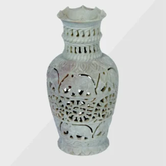 Marble Inlay Flower Vase