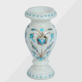 Marble Inlay Flower Vase