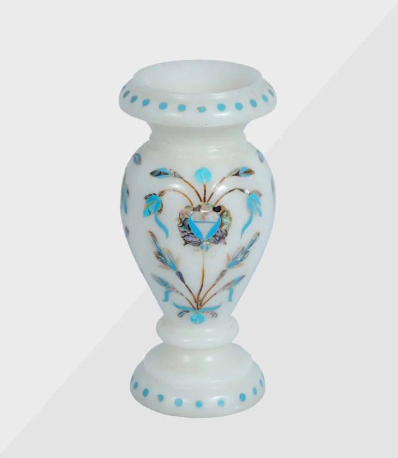 marble-inlay-flower-vase-handi Marble Inlay Flower Vase