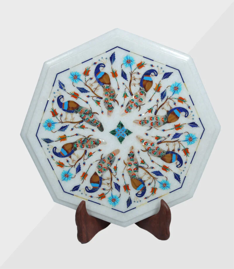 White Marble Center Table Top